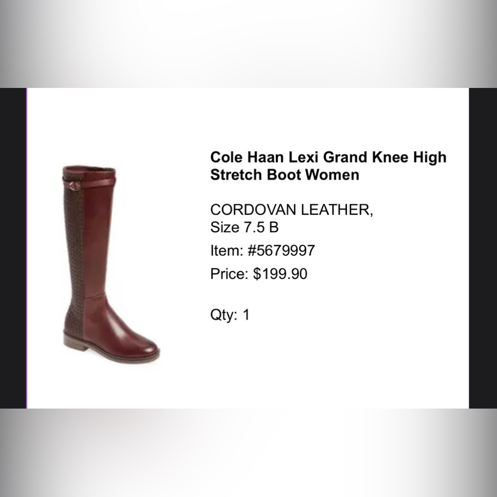 Cole Haan Riding Boots - Picture 4 of 9